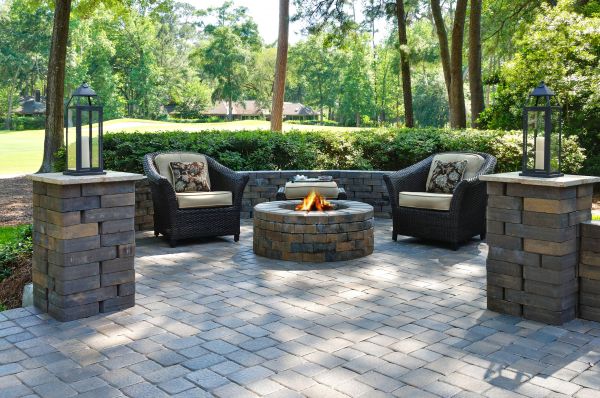 Fire Pit Installation in Vero Beach